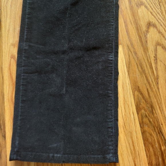 L.L. Bean Favorite Fit Corduroy Pants Jeans Black Ankle Cropped Cotton Pocket 20 - Picture 7 of 16